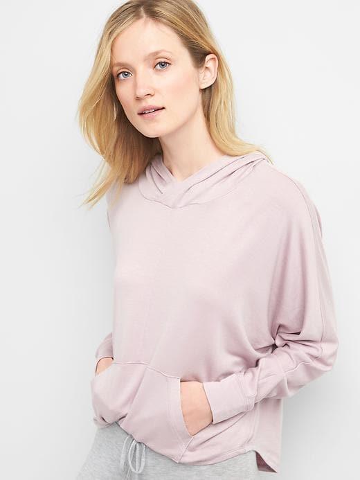 Gap Women Pure Body Sleep Hoodie - Pale Pink