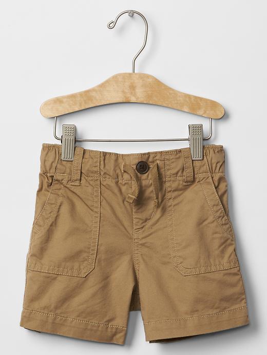 Gap Twill Camp Shorts - Mission Tan