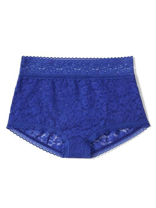 Gap Women High Rise Lace Bikini - Active Blue