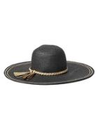 Gap Women Braided Band Floppy Hat - Black