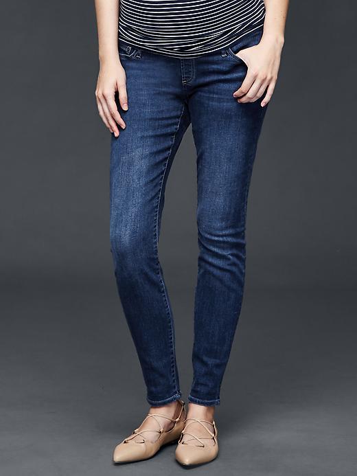 Gap Stretch 1969 Demi Panel True Skinny Jeans - Rich Indigo