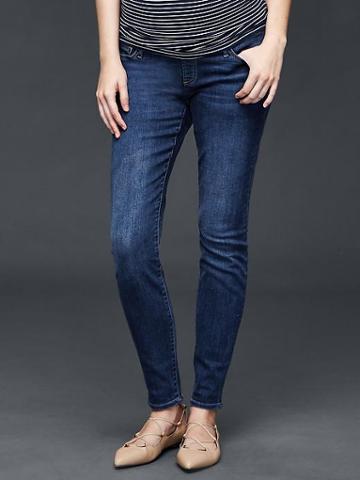 Gap Stretch 1969 Demi Panel True Skinny Jeans - Rich Indigo