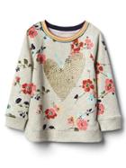 Gap Embellished Graphic Pullover Tunic - Heart