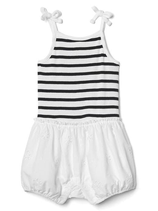 Gap Eyelet Shorty One Piece - White
