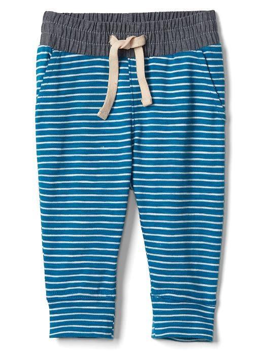 Gap Stripe Jersey Pants - Blue Stripe