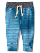 Gap Stripe Jersey Pants - Blue Stripe