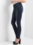 Gap Women Mid Rise Super Slimming True Skinny Jeans - Medium Indigo