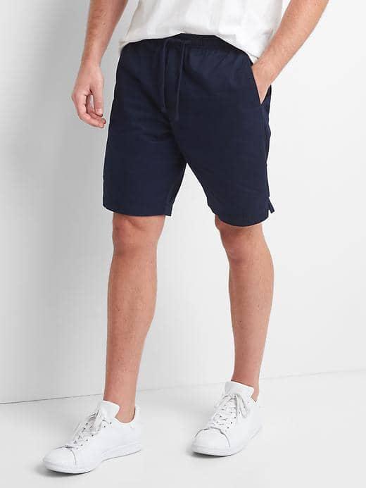 Gap Men Lived In Drawstring Shorts 9 - Tapestry Navy