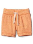 Gap Marl Pull On Shorts - Orange