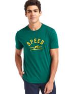 Gap Men Summer Sports Crew Tee - Green Pine