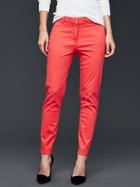 Gap Women Skinny Cropped Pants - Hula Red