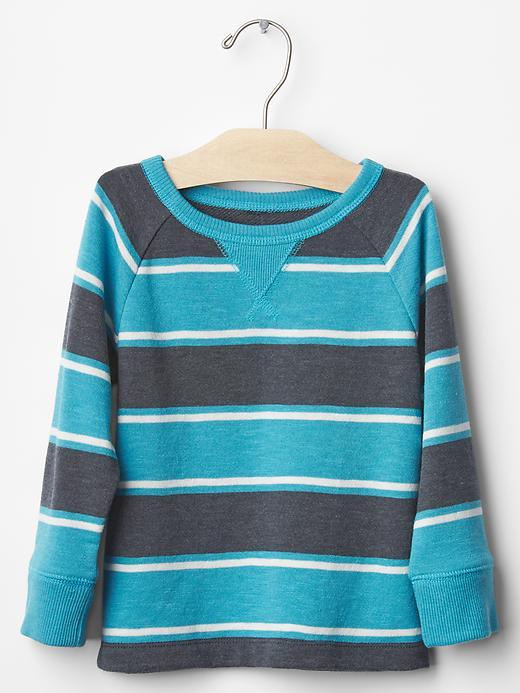 Gap Stripe Raglan Tee - Ethereal Blue