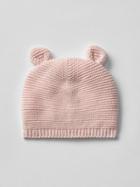Gap Bear Knit Beanie - Milkshake Pink