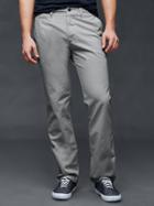 Gap Men Slub Twill Pants Straight Fit - Shadow