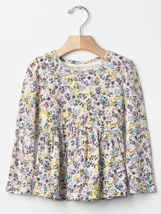 Gap Floral Peplum Top - Floral Print