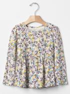 Gap Floral Peplum Top - Floral Print