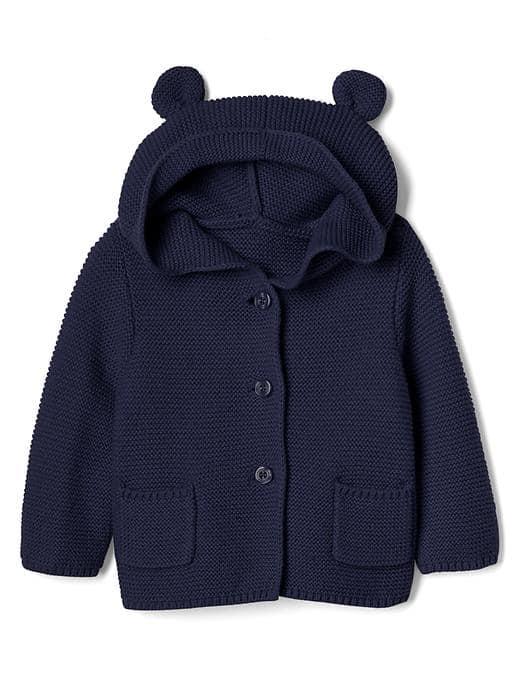 Gap Bear Garter Hoodie - Dark Night