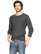 Gap The Essential Crewneck T - Charcoal