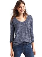 Gap Women Softspun Knit Tunic Top - Dark Night