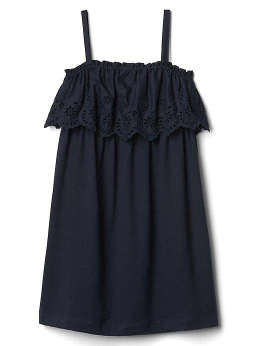 Gap Eyelet Midi Dress - Blue Galaxy