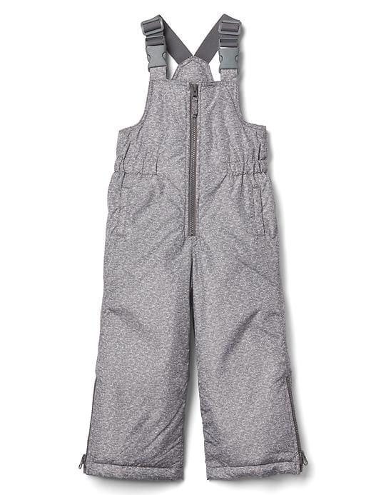 Gap Ecopuffer Snow Pants - Gray Heather/white
