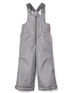 Gap Ecopuffer Snow Pants - Gray Heather/white