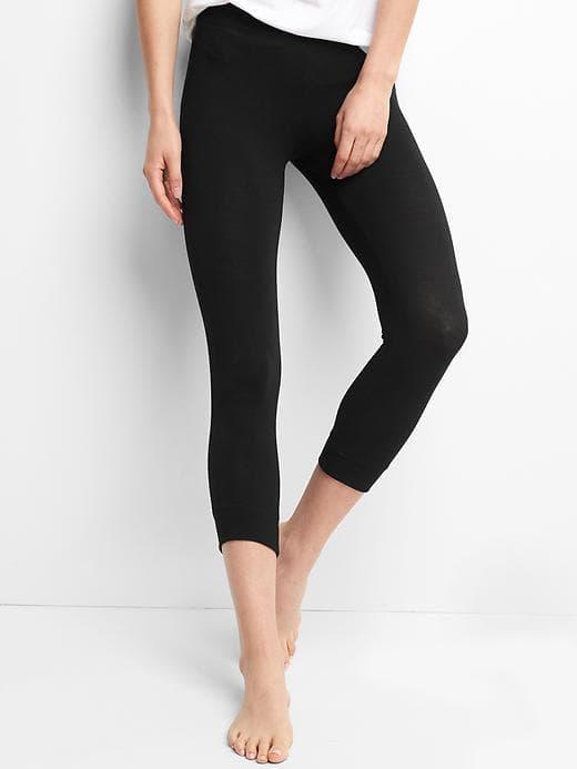 Gap Women Pure Body Crop Leggings - True Black