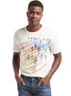 Gap Men Forest Graphic Tee - New Off White