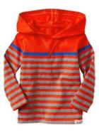 Gap Engineer Stripe Hoodie - Orange Pop