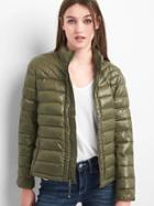 Gap Women Coldcontrol Lite Puffer Jacket - Black Moss
