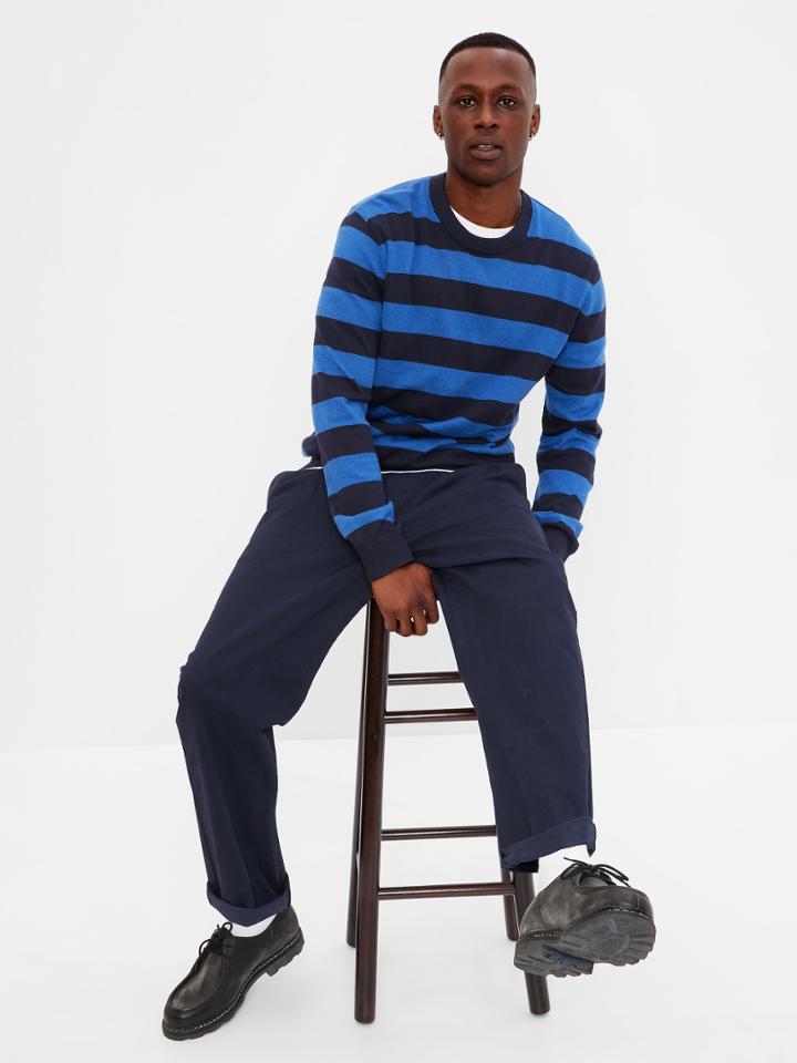 Stripe Crewneck Sweater