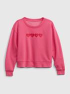 Kids Boxy Crewneck Graphic Sweatshirt