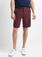 Gap Men Vintage Wash Shorts 10 - Red/black