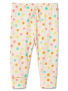 Gap Organic Print Banded Pants - Multi Dots