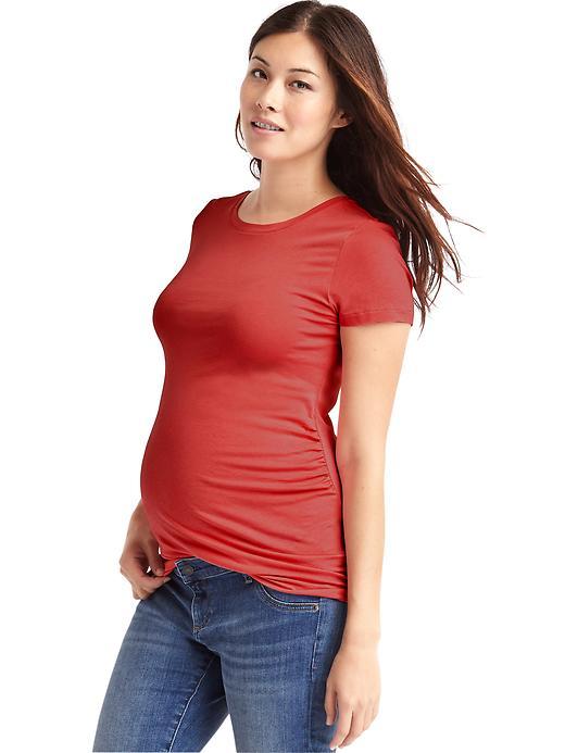 Gap Women Pure Body Crewneck Tee - Red