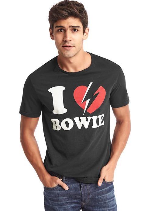 Gap Men Bowie Graphic Tee - Moonless Night