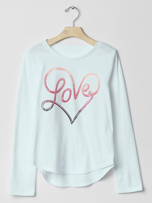 Gap Embellished Love Graphic Tee - New Off White