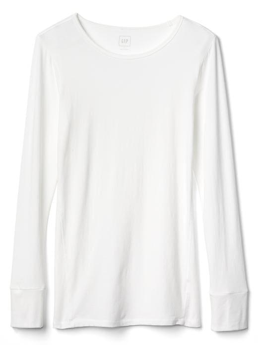 Gap Long Sleeve Tunic Tee - White