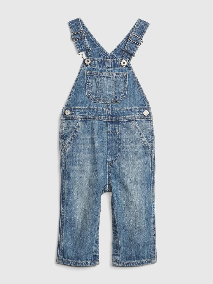 Baby 100% Organic Cotton Denim Overalls