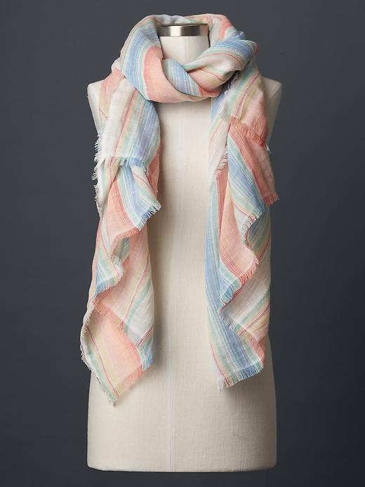 Gap Women Multi Stripe Scarf - Multi Stripe