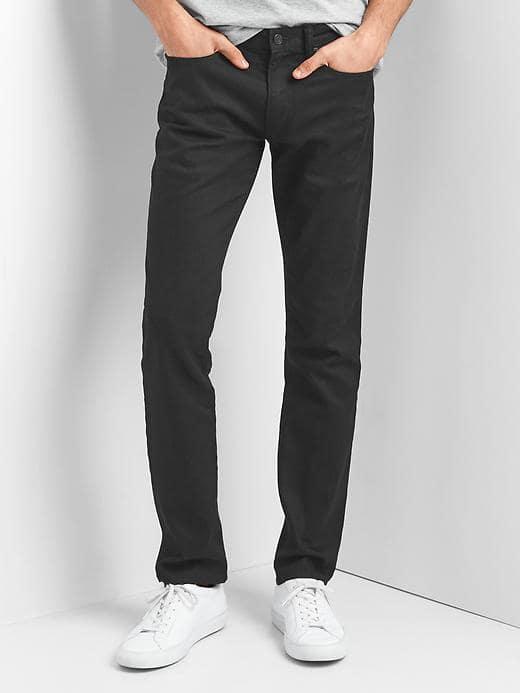 Gap Men Skinny Fit Jeans Stretch - Black