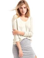 Gap Women Softspun Knit Tunic Top - Off White