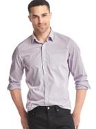 Gap Men Wrinkle Resistant Tattersall Standard Fit Shirt - Vibrant Fuchsia