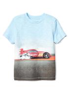 Gap Babygap &#124 Hot Wheels Short Sleeve Tee - Blue Focus