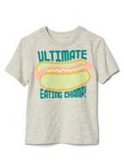 Gap Glow In The Dark Slub Tee - Glass Of Water