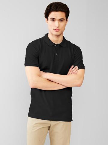 Gap Men The New Polo - True Black