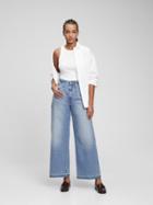High Rise Pleated Wide-leg Trouser With Washwell
