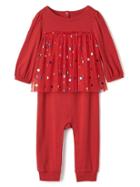 Gap Double Layer Tulle One Piece - Modern Red
