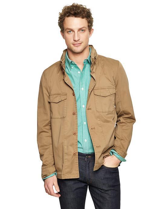 Gap Military Shirt Jacket - Mission Tan