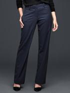 Gap Women Pinstripe Modern Trouser - Navy Pinstripe